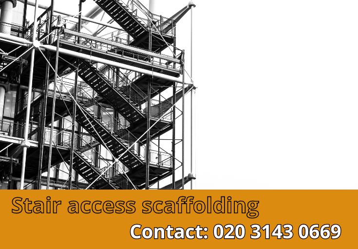 Stair Access Scaffolding Earlsfield